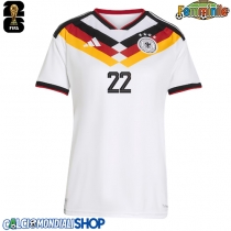 Maglie da calcio Germania David Raum #22 Prima Maglia Femminile Mondiali 2026  Manica Corta